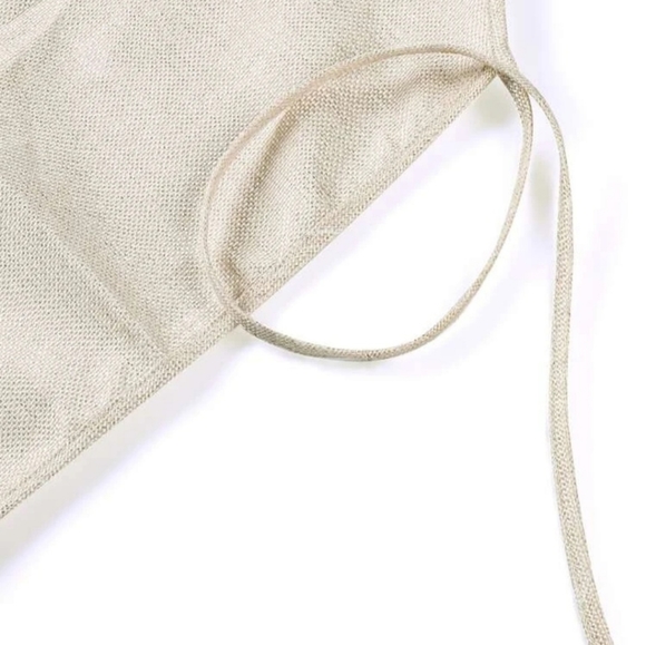 NEW! Eyelash Print Apron - One Size - Picture 3 of 6